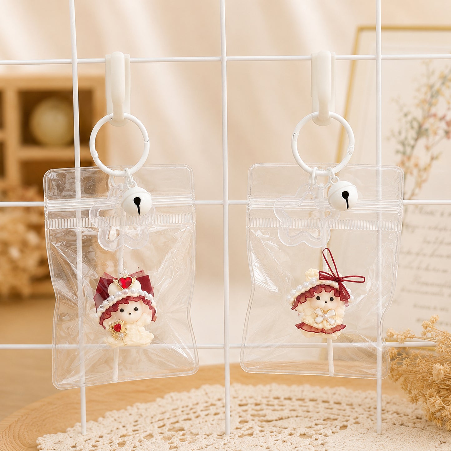 Red Gothic Handmade Mini Squishy – Choose Your Animal