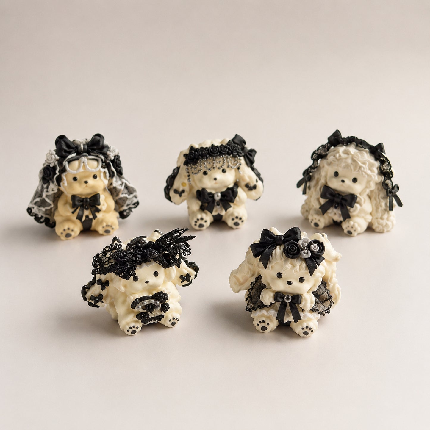 Black Gothic Mini Squishy – Handmade Just for You