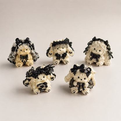 Black Gothic Mini Squishy – Handmade Just for You