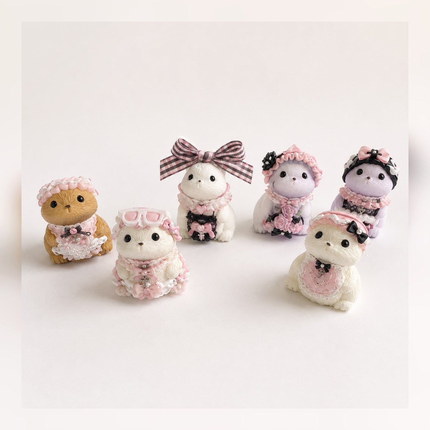 Pink Gothic Mini Squishy – Handmade Just for You