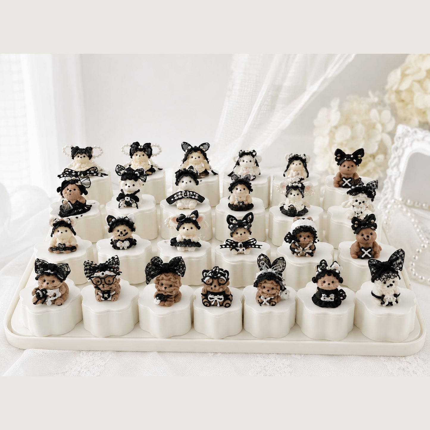 Black Gothic Mini Squishy – Handmade Just for You