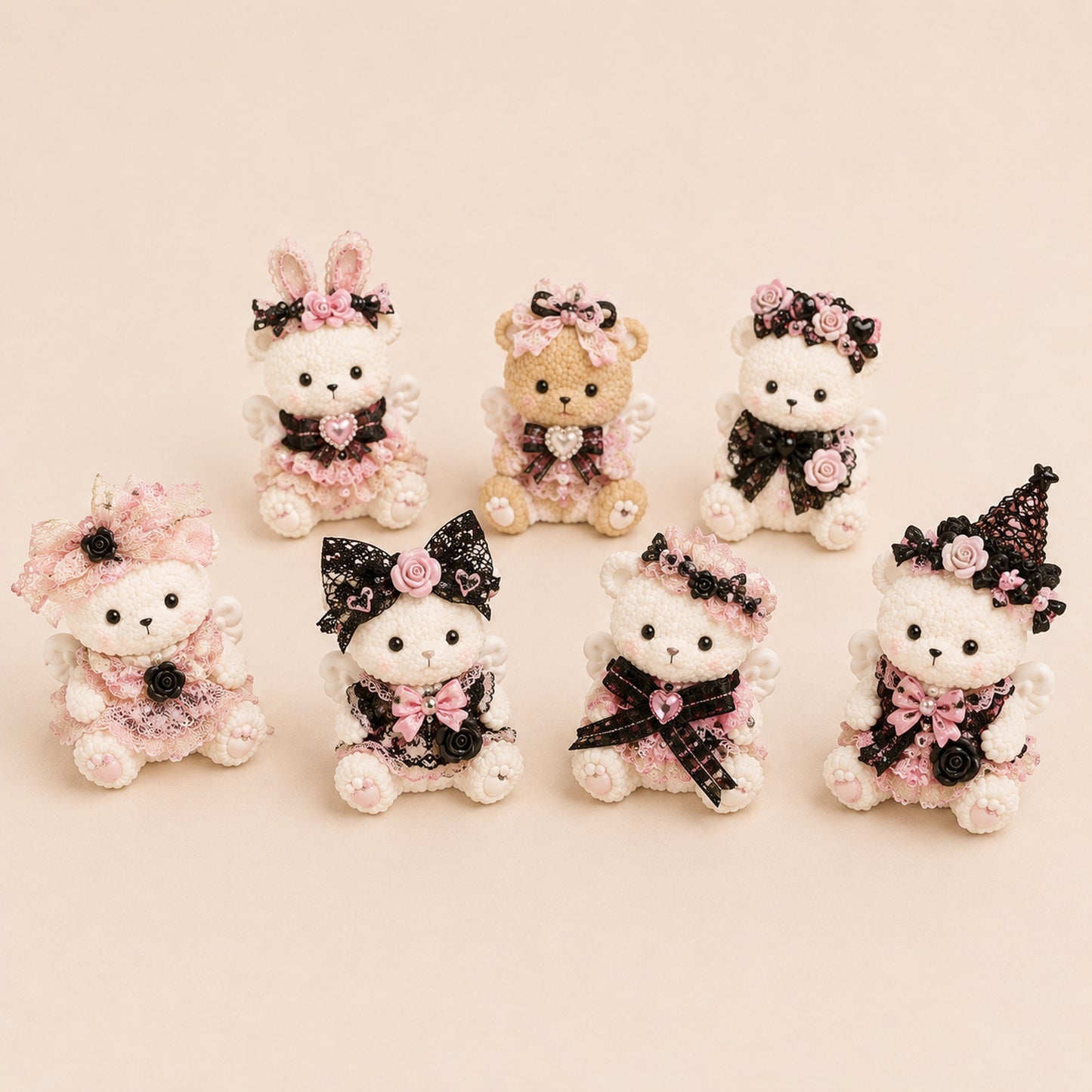 Pink Gothic Mini Squishy – Handmade Just for You