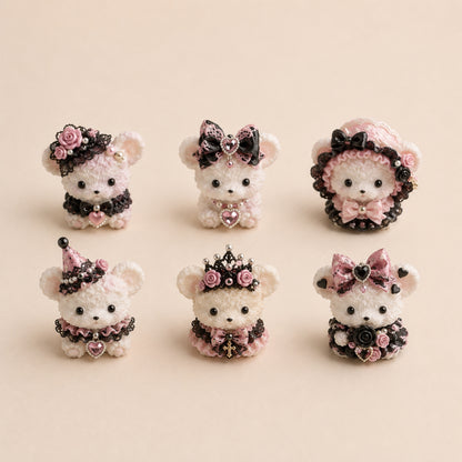 Pink Gothic Mini Squishy – Handmade Just for You