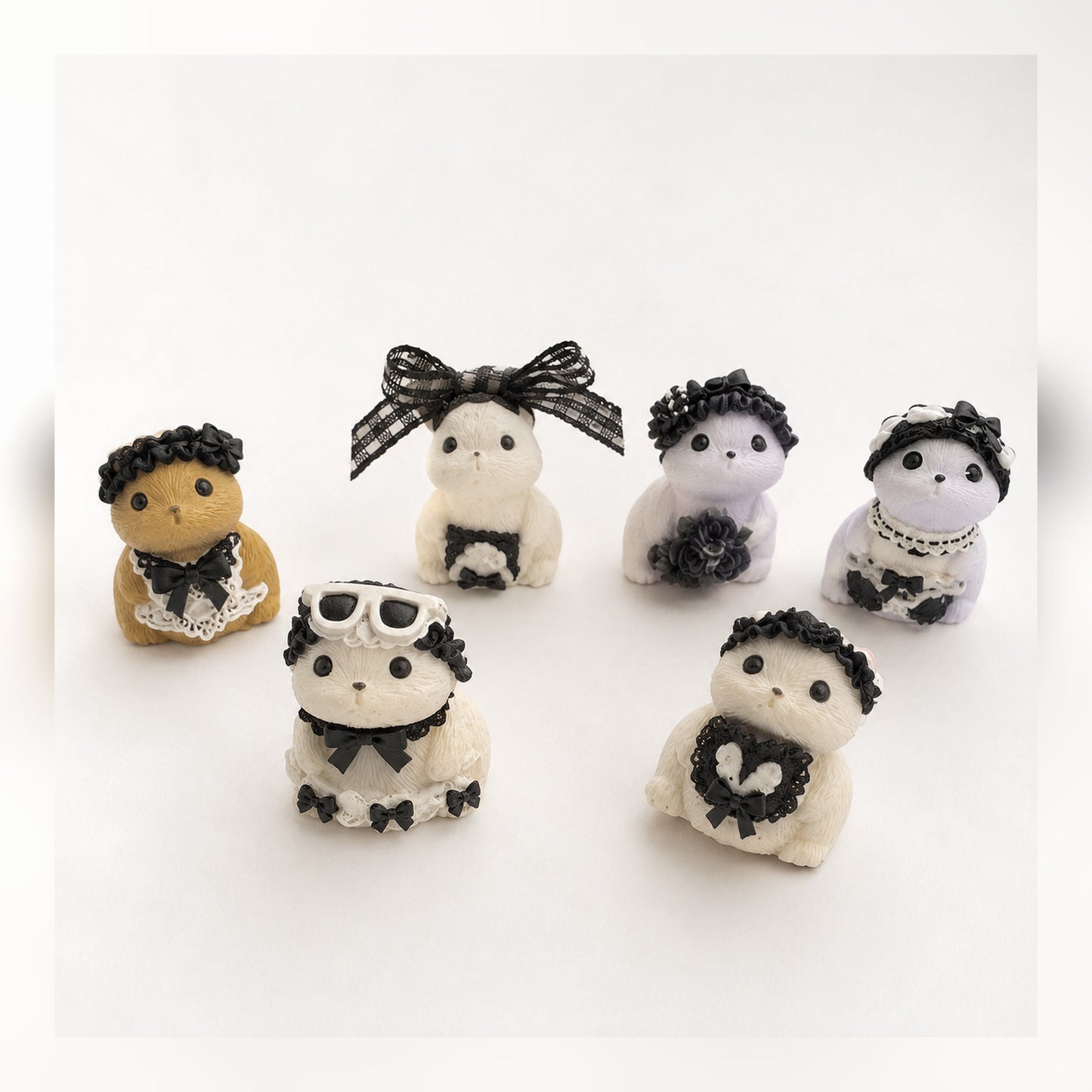 Black Gothic Mini Squishy – Handmade Just for You