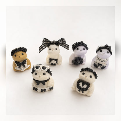 Black Gothic Mini Squishy – Handmade Just for You