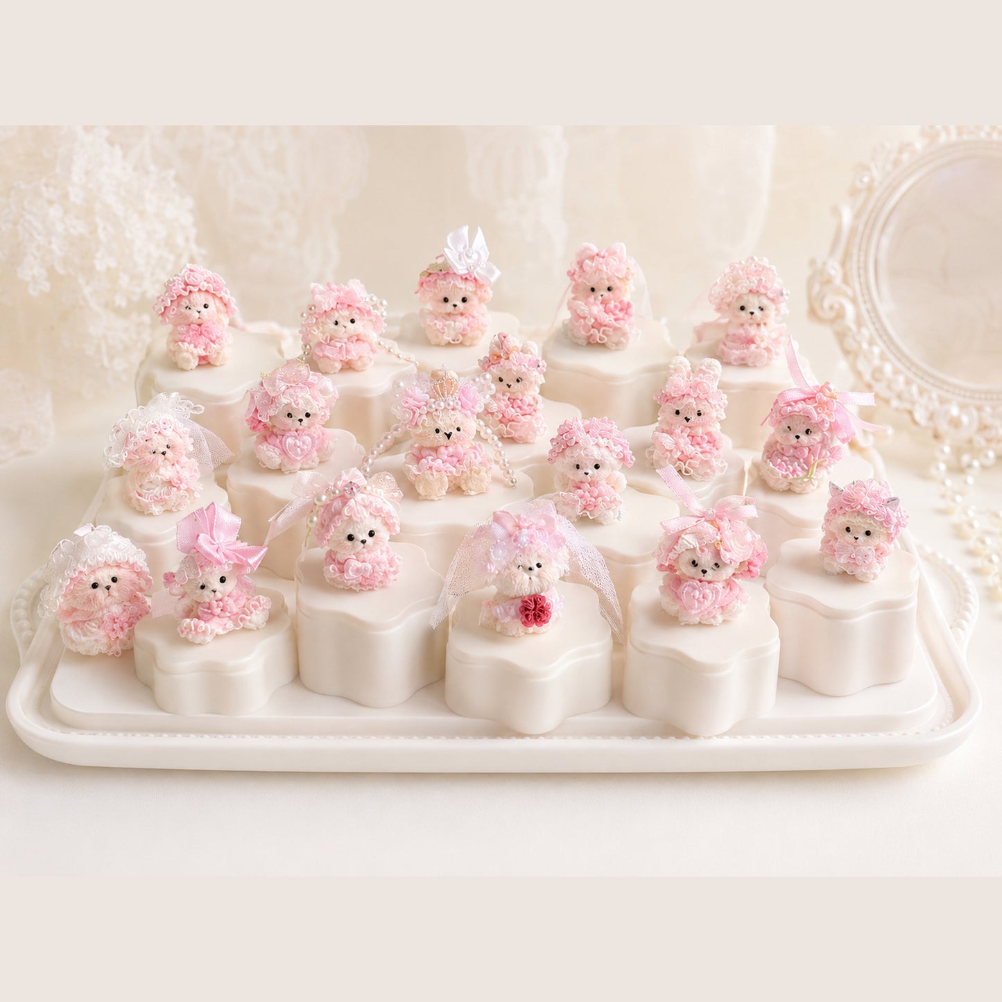 Pink Gothic Mini Squishy – Handmade Just for You