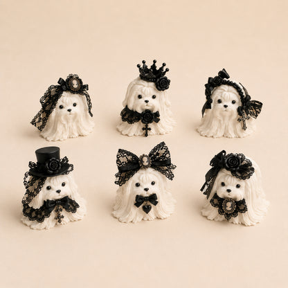Black Gothic Mini Squishy – Handmade Just for You